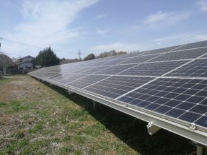 太陽光発電設備　草刈り完了
